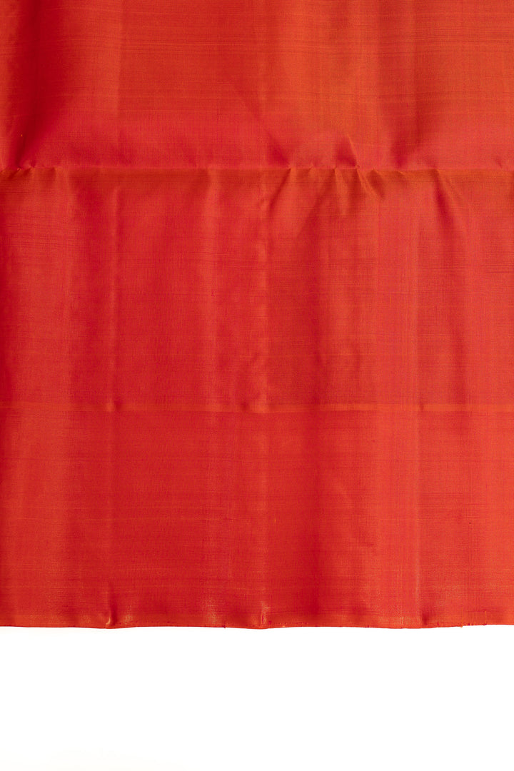 Teal blue and red pure soft silk saree