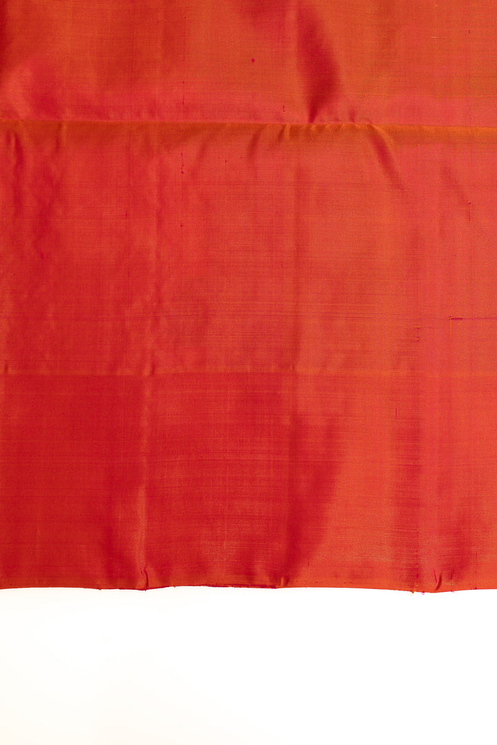 Black and orange pure soft silk saree