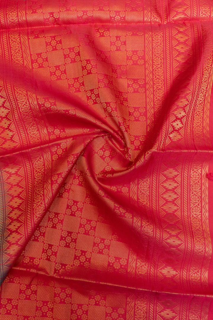 Anandha blue stripes pure soft silk saree