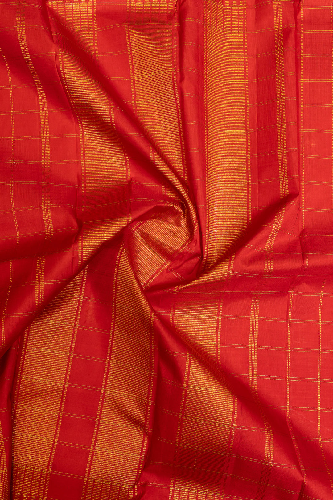 Dark blue and mandhulir rettai pettu pure Kanchipuram silk saree