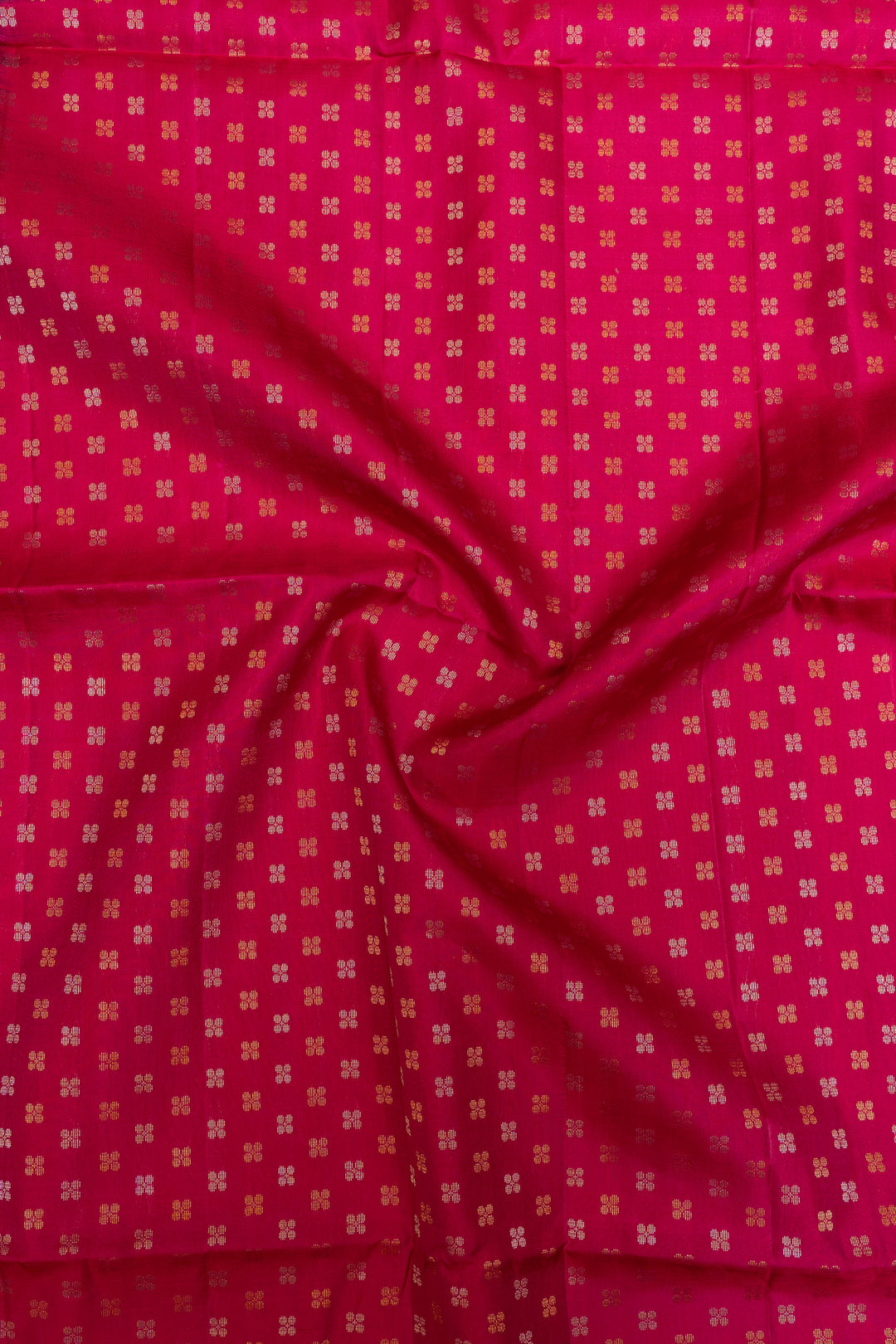Indigo blue and pink turning border pure soft silk saree