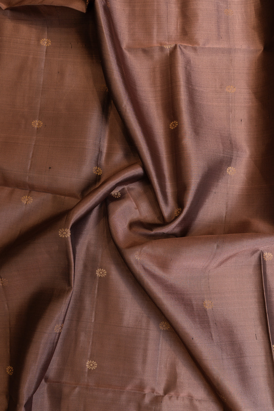 Mauve and black pure soft silk saree