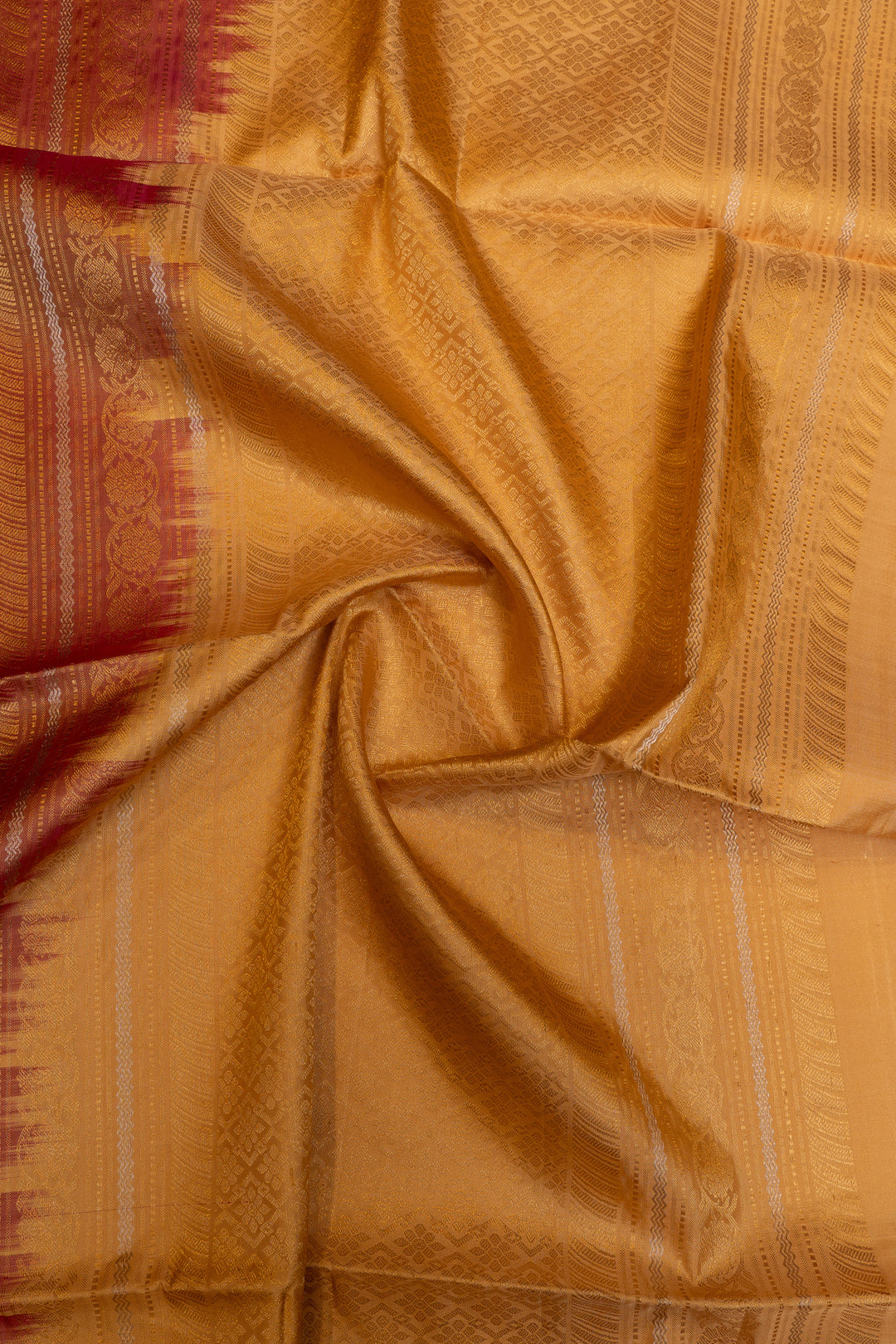 Maroon pure soft silk saree