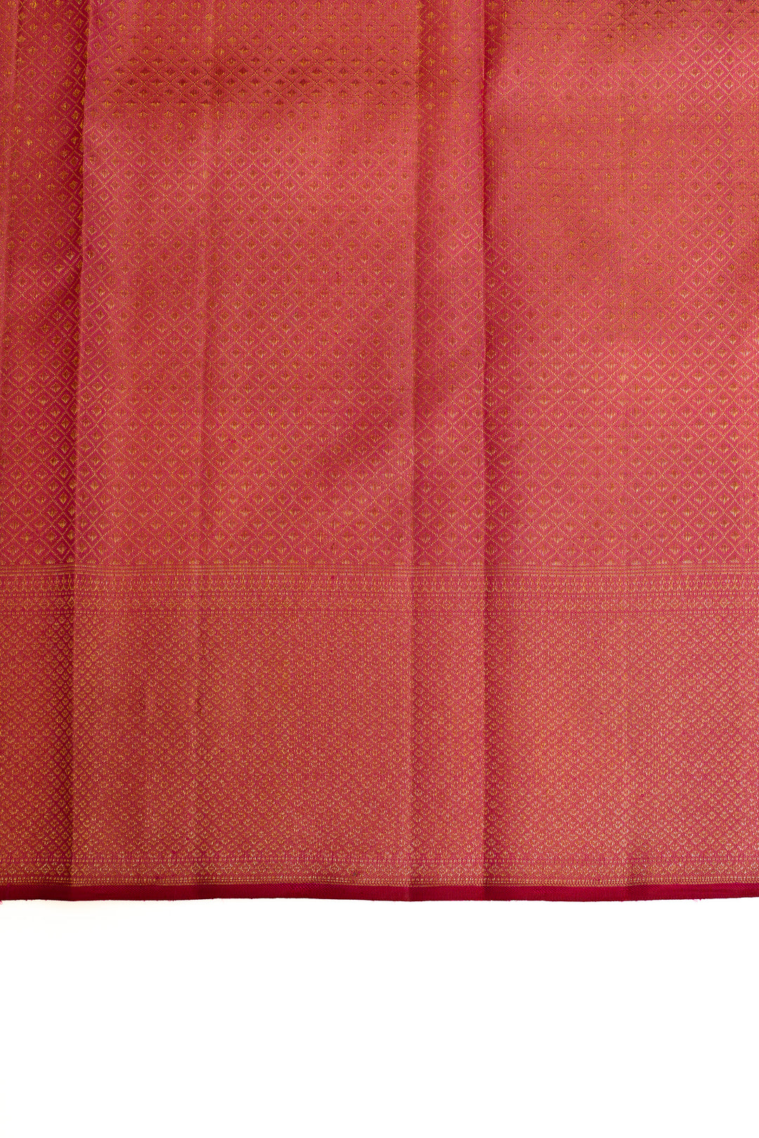Pink Vanasingaram brocade pure Kanchipuram silk saree