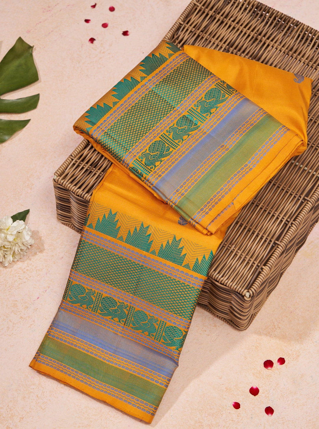No Zari Kanchipuram Silk Saree | Handloom SIlk Saree | Designer Saree 