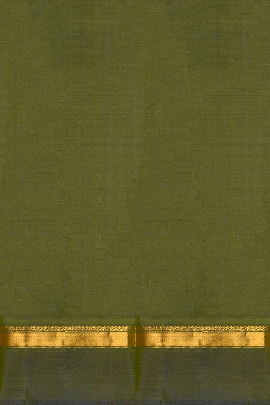 Parrot Green Podikattam and Purple Pure Kanjivaram Silk Saree - Clio Silks