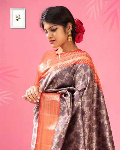  Pure Zari Kanjivaram Silk Sari - Clio Silks