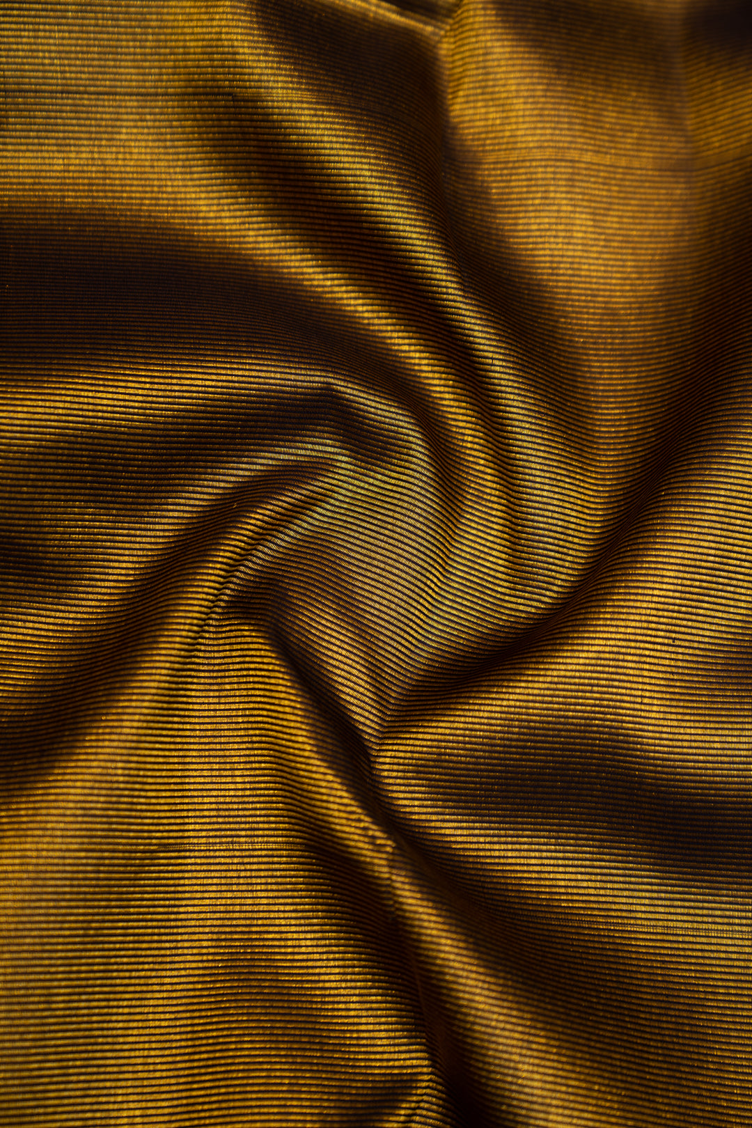 Lime Green and Navy Blue Podikattam Pure Kanjivaram Silk Sari - Clio Silks