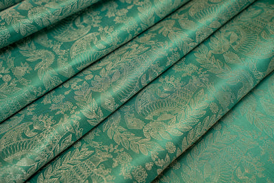 Ice Blue Madhubani Woven Jacquard Pure Kanjivaram Silk Sari - Clio Silks