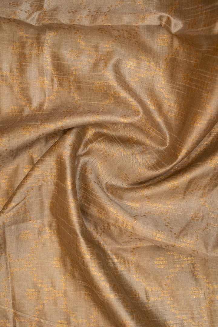 Pastel Green Madhubani Printed Tussar Sari - Clio Silks