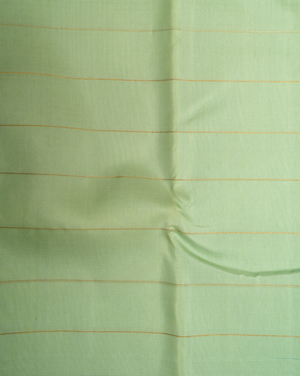 Light Turquoise Stripes Pure Kanjivaram Silk Sari - Clio Silks