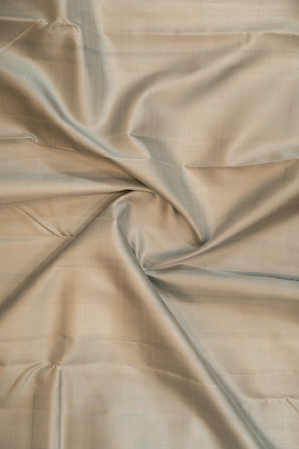 Bluish Grey Neli Stripes Pure Kanjivaram Silk Sari - Clio Silks