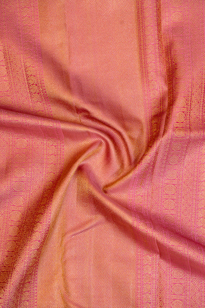 Magenta and Pink Jacquard Pure Kanjivaram Silk Sari - Clio Silks