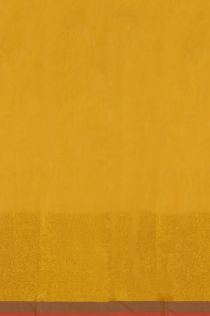 Mustard Warli Printed Pure Cotton Saree - Clio Silks