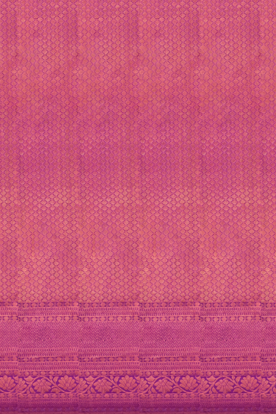Plum Magenta Brocade Kanjivaram Silk Saree - Clio Silks