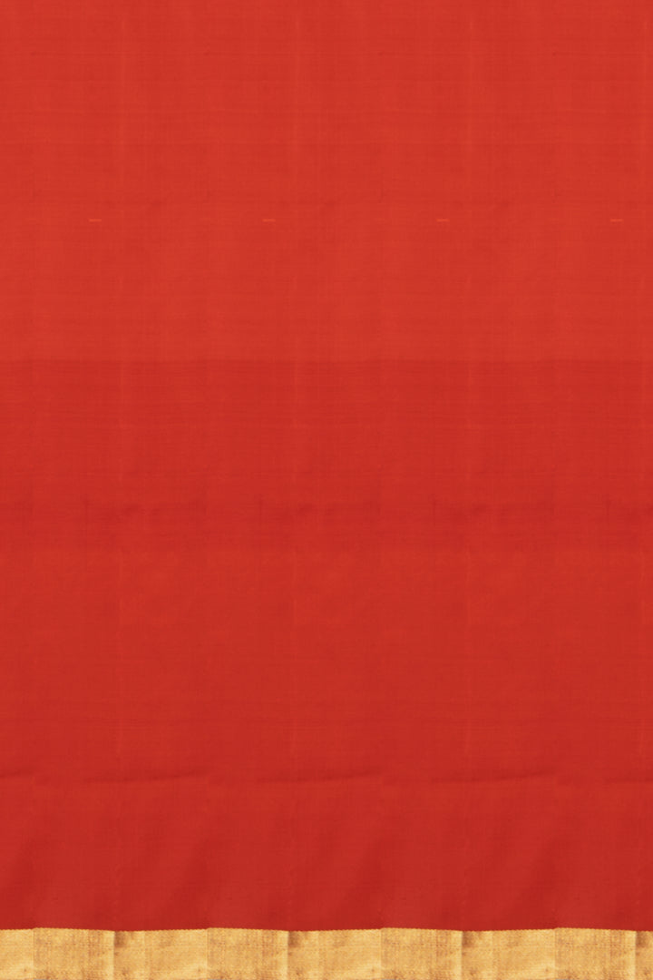 Blue and Red multi checks pure silk saree - Clio Silks